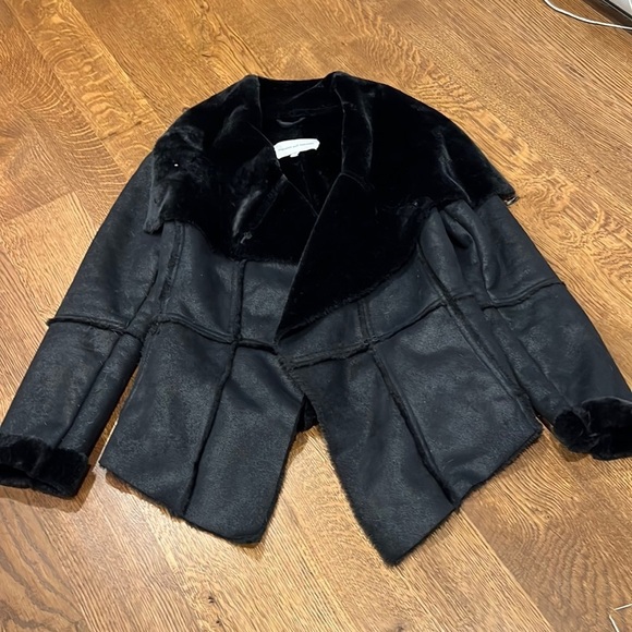 Cupcakes and Cashmere Women’s Coat Black Size Small - Picture 1 of 4